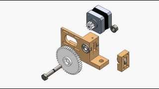 3D Printer Extruder Assembly Collapse