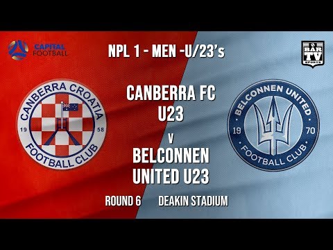 NPL1 Men - U23 - Capital Football  - ROUND 6 - Canberra FC U23 vs Belconnen United U23