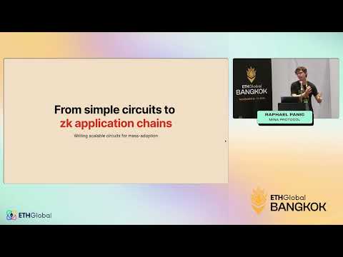 Raphael Panic I Building ZK App Chains with Mina Protocol I ETHGlobal Bangkok 2024
