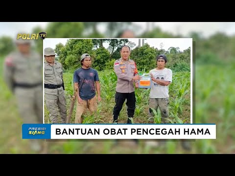 KAOPS MADAGO RAYA SERAHKAN BANTUAN OBAT HAMA KEPADA EKS NAPITER POSO