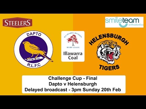 2016 ICRL - Challenge Cup Final - Dapto v Helensburgh