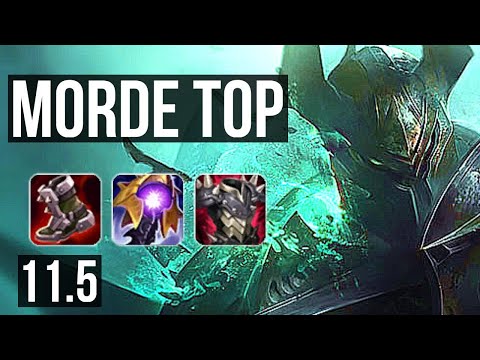 MORDEKAISER vs DARIUS (TOP) | 4/1/8, Rank 12 Morde | TR Master | v11.5