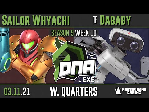 DNA.EXE S9:W10 - Sailor Whyachi (Samus) Vs. TE | Dababy (ROB) - W Quarterfinals