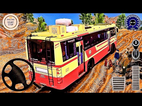 Indian Bus Driving | Offroad Coach Simulator : Offroad Bus Games 2021 - Android Gameplay