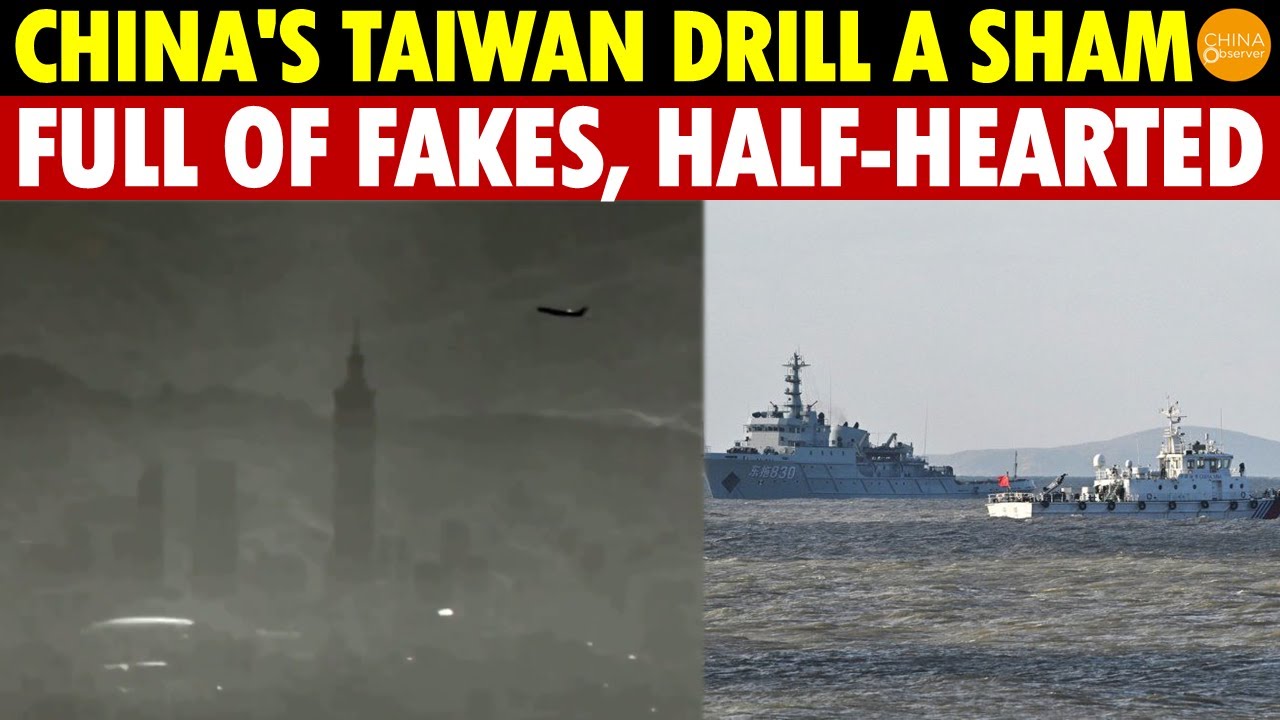 China's Taiwan Military Drill Full of Fakes, Half-Hearted, While U.S. and Japan Ramp Up Support