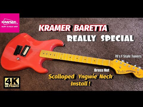 Kramer Baretta Special  " With Custom  Scalloped Yngwie Strat (Style) Neck" image 22
