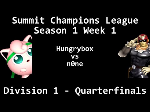 SCL1.1 - Hungrybox (Jigglypuff) vs n0ne (Captain Falcon) - Division 1 Quarterfinals
