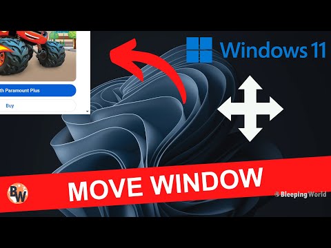 How to Move a Lost Off Screen Window Back to Desktop View on Windows 11