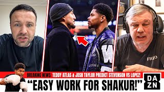 "He’s Delusional!" Josh Taylor BREAKS DOWN Why Shakur Stevenson Beats Teofimo Lopez!