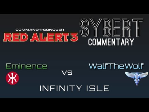 Eminence[E] vs WalfTheWolf[A] - Infinity Isle - Red Alert 3