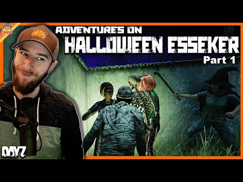 Part 1: Adventures on Halloween Esseker, UNEDITED ft. Reid - chocoTaco DayZ Gameplay