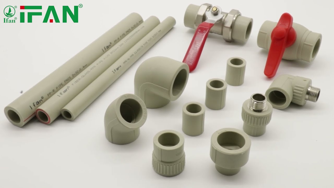 IFAN PPR Pipes Fittings Gray Color