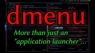dmenu: Your own Custom Script Menus!