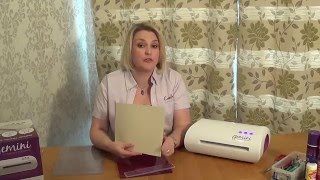 Crafters Companion- Gemini Education- Using Embossing folders