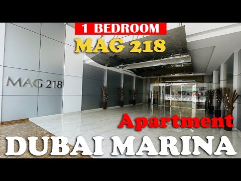 Inside 1 bedroom apartment in Mag 218 Dubai Marina