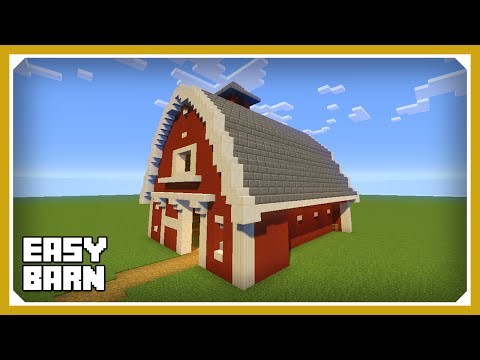 Ector Vynk - Minecraft: How To Build A Barn House Tutorial (Easy Survival Minecraft House)