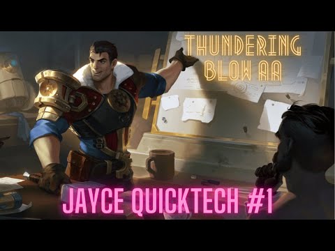 Jayce Quick Tech #1 | Guaranteed Auto Attack After Thundering Blow (E+AA)