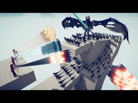 100x DINOSAURS + GIANT vs. 3x GODS | TABS - Totally Accurate Battle Simulator