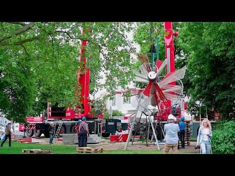 Bau des Berblinger Turms