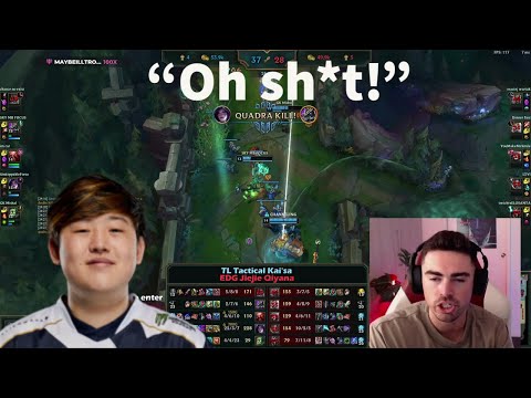 Midbeast Reacts To TL Tactical Quadra Kill On EUW Solo Queue!!