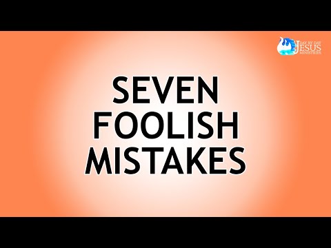 2023-08-18 Seven Foolish Mistakes - Ed Lapiz
