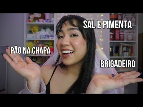 ASMR | Gatilhos RÁPIDOS que vão DERRETER seu Cérebro (sal e pimenta, pão na chapa, brigadeiro)