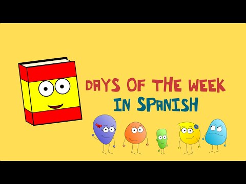 🇪🇸 Spanish days of the week children's song | Los días de la semana en español, canción para niños