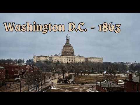 Washington D.C. 1863 (AI Reconstruction)