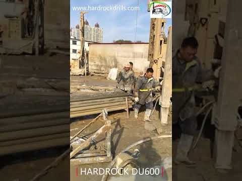 Hardrock DU600 Drilling Machine working on site