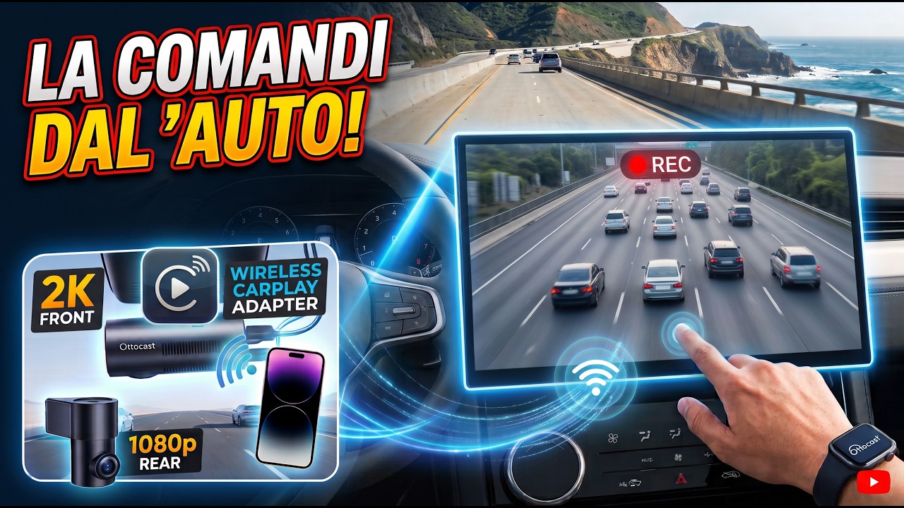 OTTOCAST Ottosafe Dashcam 2 in 1: NON è COME LE ALTRE!