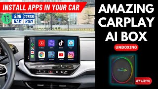 Amazing CarPlay AI Box Adapter with 8GB RAM + 128GB  |  CarProKit CPK 680 Pro   | UNBOXING REVIEW