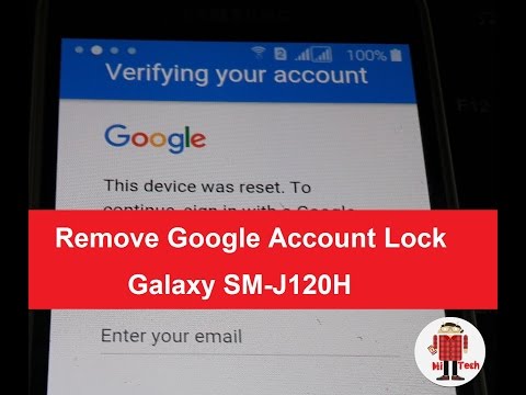 Exclusive: Remove/Bypass/Disable Galaxy J1 SM-J120H FRP Google Account Lock Video