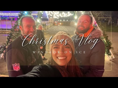 Windsor On Ice - Christmas Funfair Vlog 2022 | Ice skating