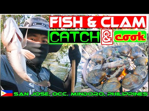 EP36 - Fish and Clam Catch and Cook {Sinigang na isda at Inihaw na Lokan}}
