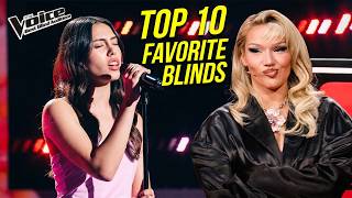 The GOLDEN LIST! TOP 10 Legendary Blinds You MUST SEE! | The Voice [4K]