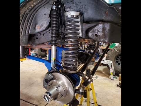 Solid Axle Swapped 1996 OBS Full-Size Ford Bronco. D44 Axle James Duff Long Arms! Bye Bye TTB!