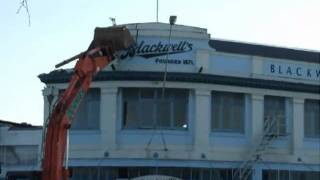 Blackwell&#39;s Department Store Facade Demolition