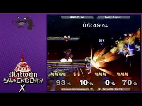 MTSD10 - OeS|Cohenski & ThisSideDown vs Dickey & Bye SSBM Doubles Losers Semis