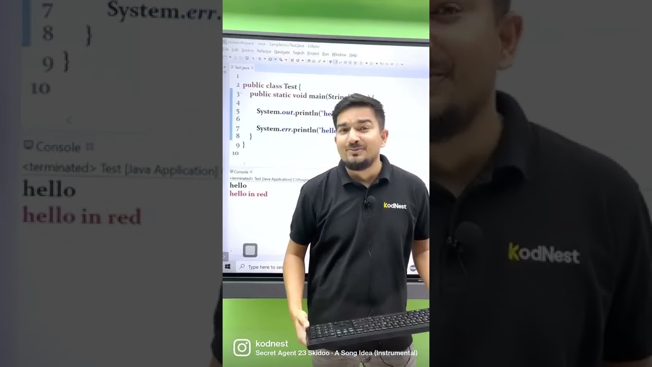 Output in #red ! 😱  ft KodNest