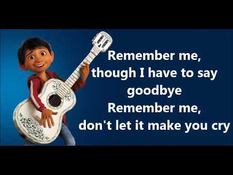 Remember Me OST COCO (With Lyrics) - Miguel feat Natalia Lafourcade