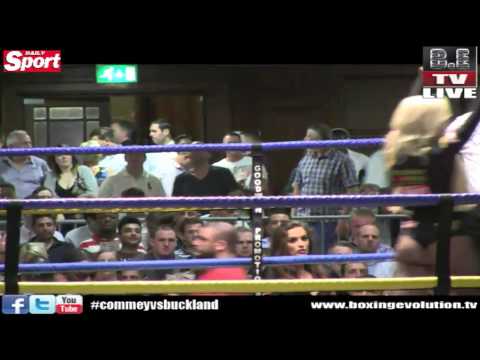 Boxing Evolution TV featured ring girl Sally Lou