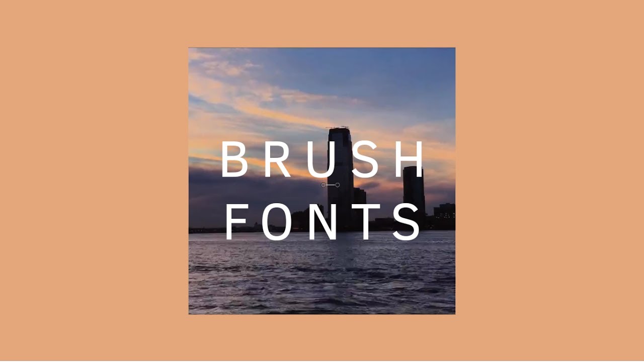 15 Brush Fonts