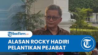 Rocky Gerung Hadiri Pelantikan di Istana: Sebut Dirinya Diundang sebagai Wakil Masyarakat Sipil