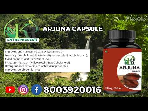 Herbal arjuna capsules