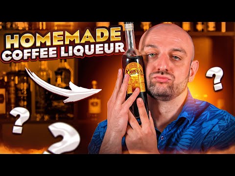Homemade COFFEE LIQUEUR with rum ☕ How to make Kahlua at home @TheDrCork