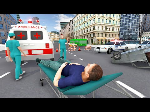 Ambulance Simulator Car Driver - 911 Rescue Emergency Simulator - Android Gameplay