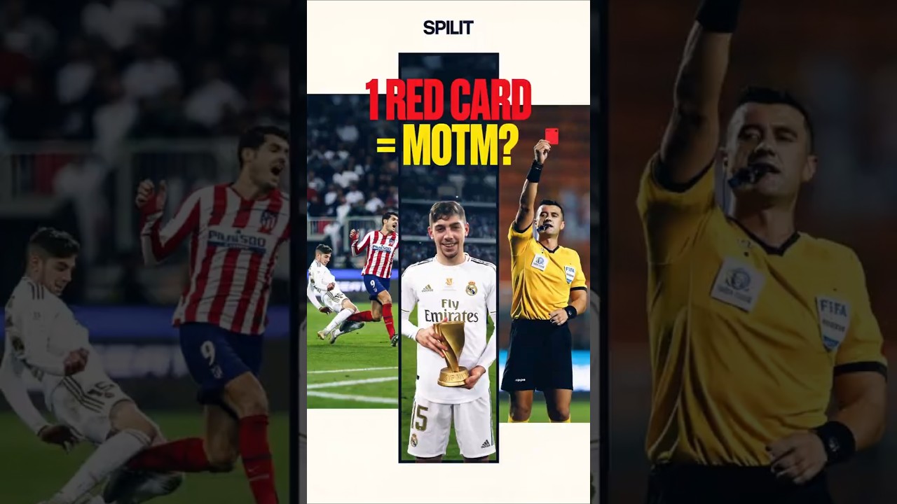 Football's most controversial tackle! Why did Valverde commit a foul?🟥⚽️#football