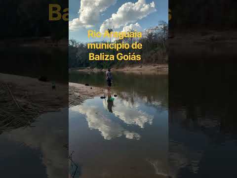 Dia de da banho na minhoca! 😂rio Araguaia município de Baliza goias!