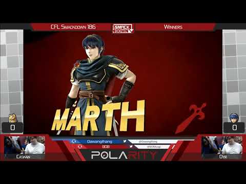 CFL Smackdown 186 WiiU - Caskan (Fox) v s Dyr (Marth) - Winners