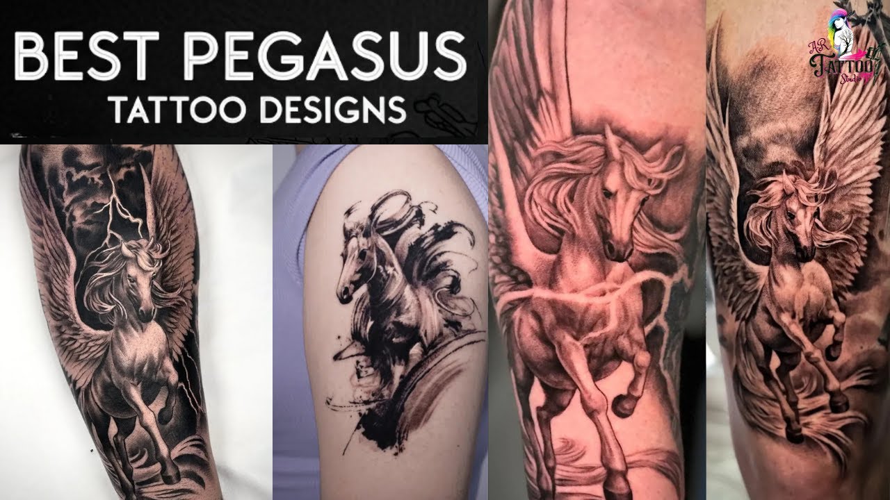 Pegasus Tattoo Designs 2025 | Winged Horse Tattoo Inspiration | Fantasy Creature Tattoo Designs